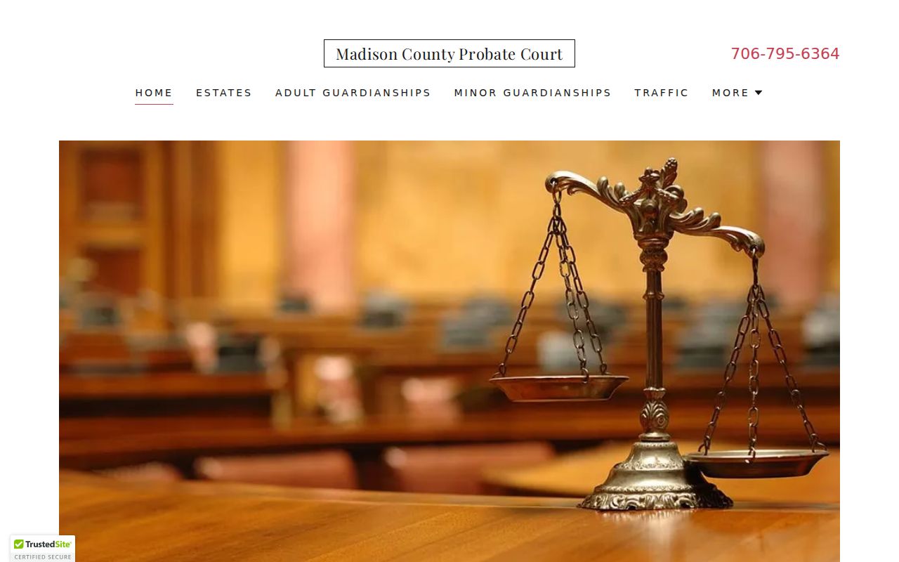 Madison County Probate counter distinct from arrest warrant courts