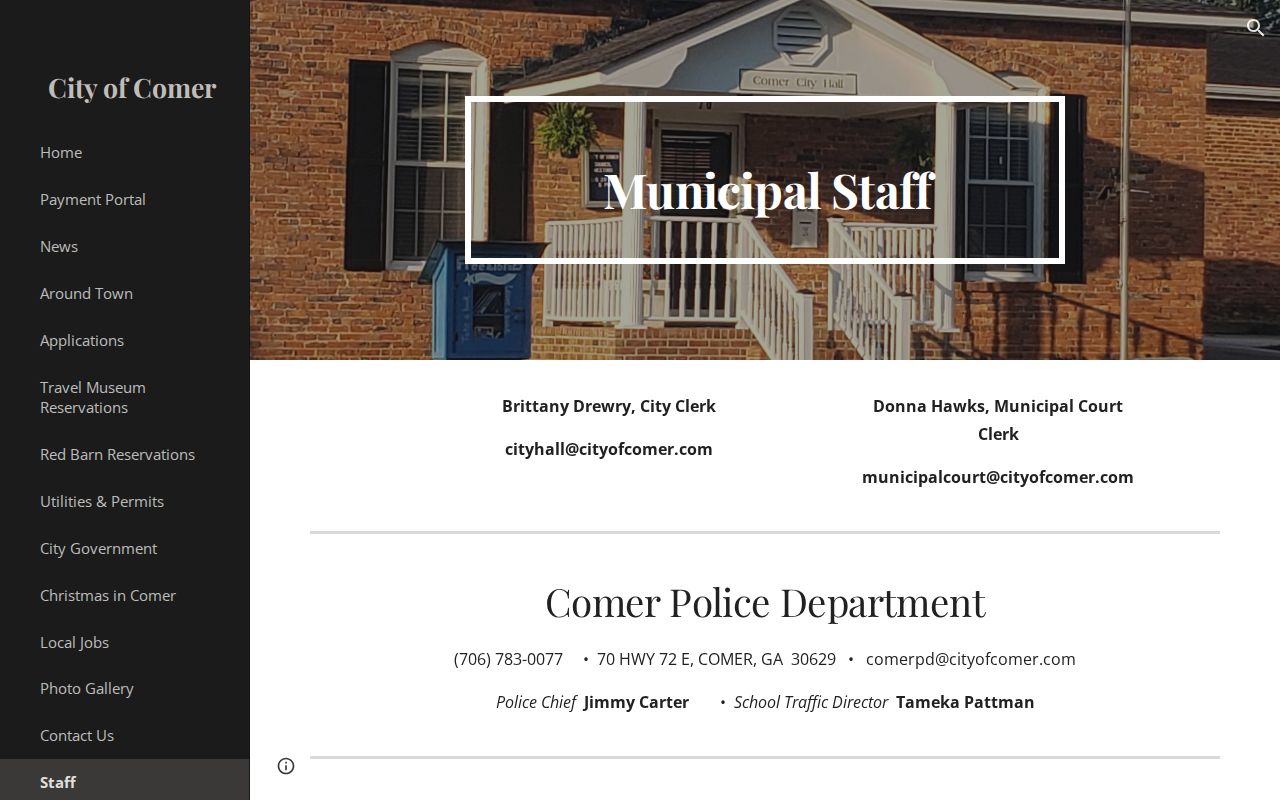 Comer contacts for a Madison County traffic warrant
